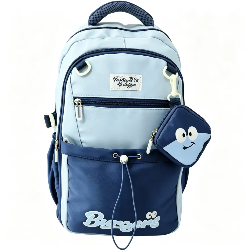 Cute Casual Student Backpack Composite Fabric Daily School Daypack DT0849